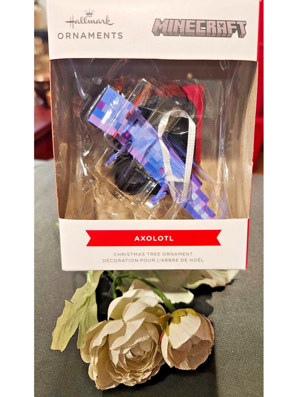 Hallmark Ornament 2025 Minecraft AXOLOTL BLUE NIB MINT!
